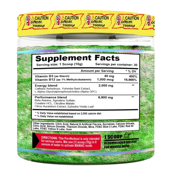 MANIAC EXTREME PRE-WORKOUT 300GR-2