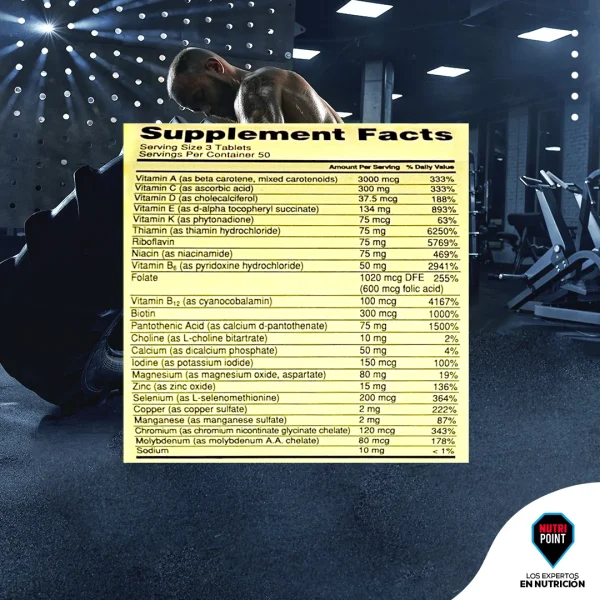 Multivitaminico Optimen de 150 pastillas-2