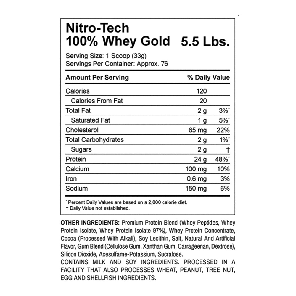 Nitrotech Whey á 5 libras-3