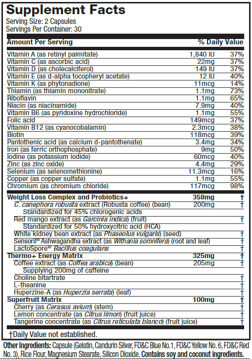 hydroxicut platinum-3