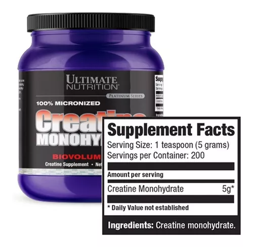 Creatina ultimáte nutrition de 1 kilo-2
