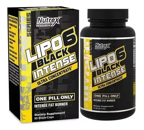 Lipo Black Intense Nutrex amarillo de 60 capsulas-1