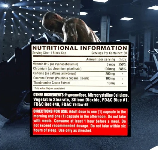 Lipo Black ultra Nutrex de 60 capsulas-2