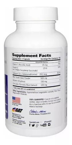 Liver cleanse GAT 60 cápsulas-2