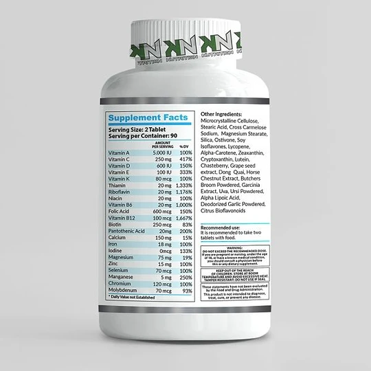 Multivitaminico Vitaplus de 90 pastillas-2