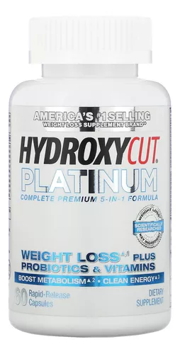 Quemador de grasa + Multivitaminico hydroxycut platinum de 60 cápsulas-1
